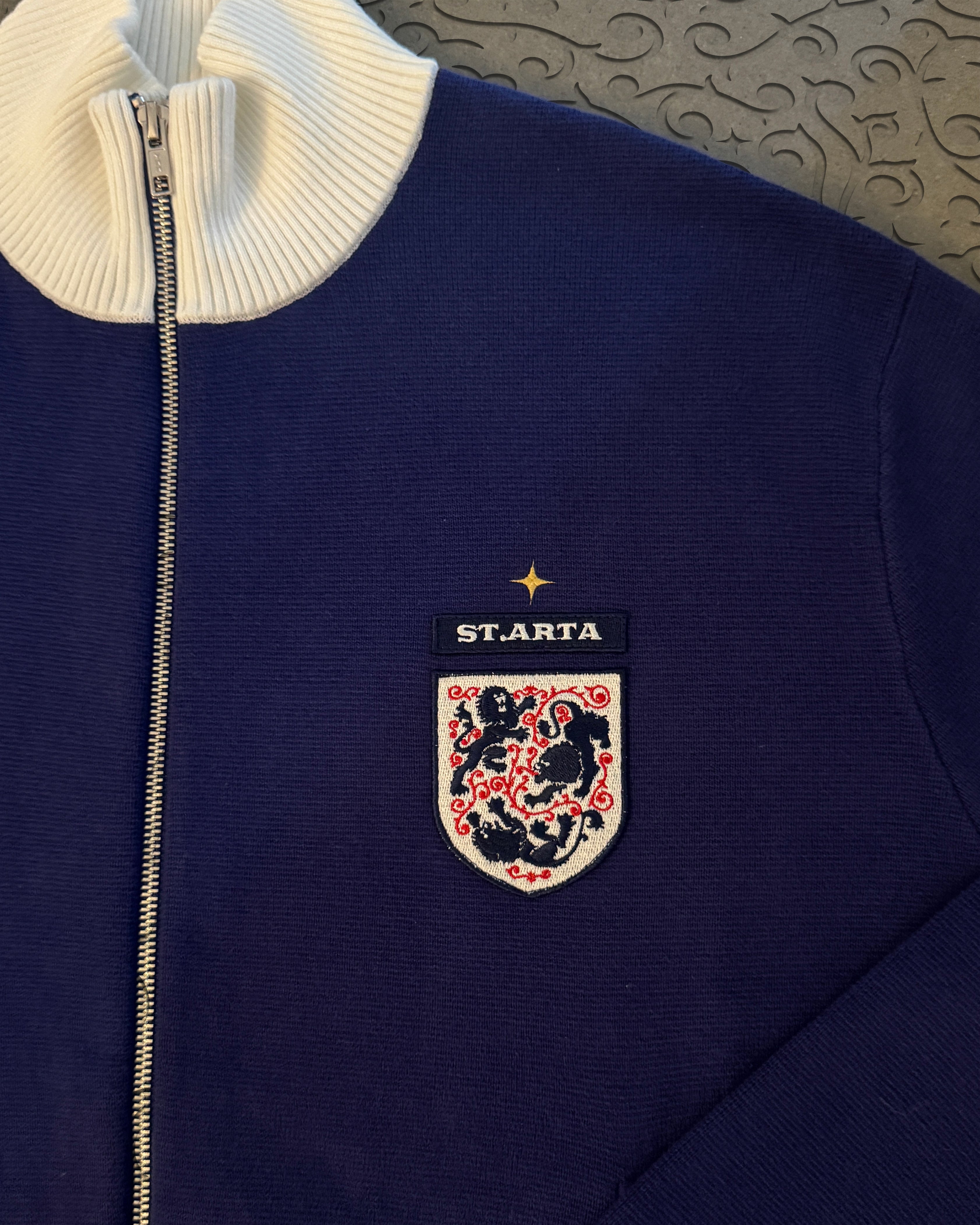 'HUNTING STARS' KNITTED TRACK JACKET